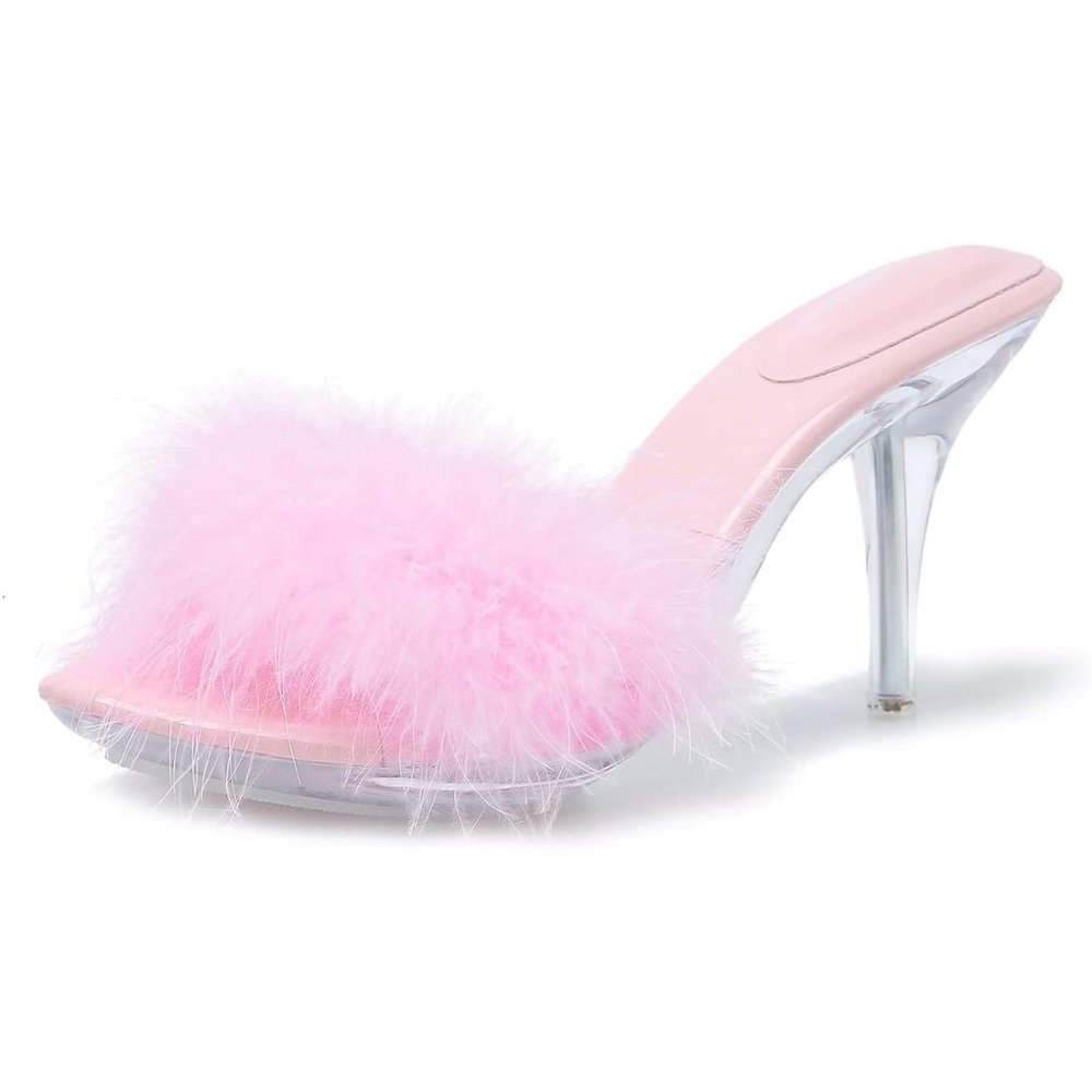 NWT Beautiful Matching Barbie Pink Feather Bustier Purse Shoes Sweater Set - Picture 13 of 14